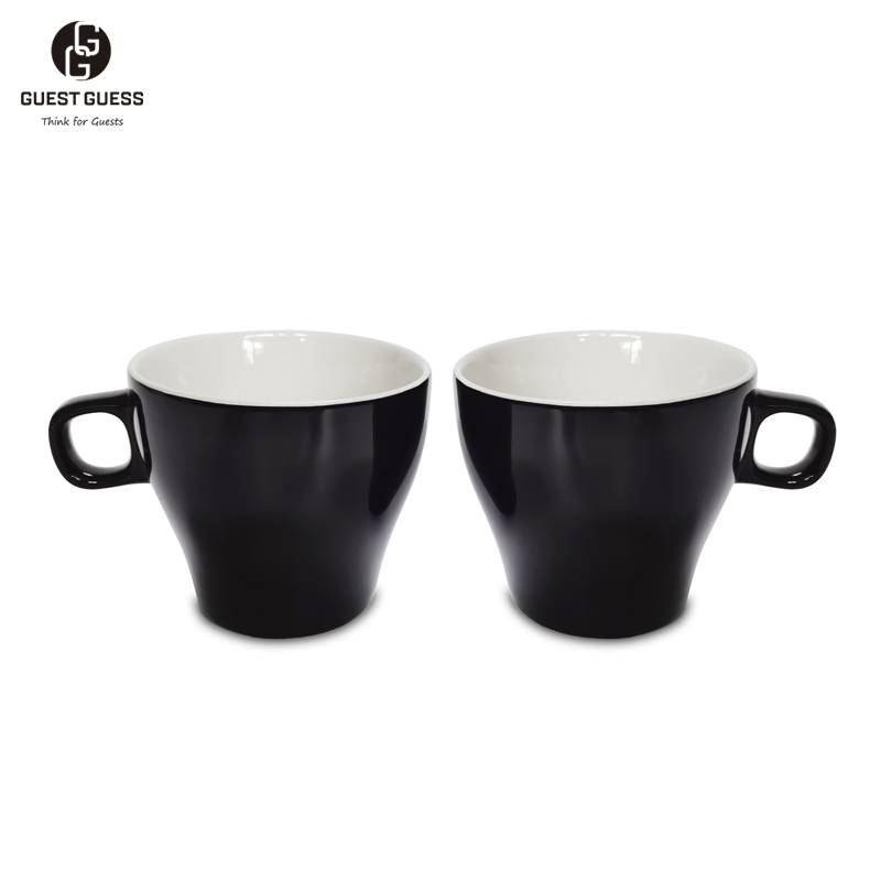 Coffee Mug 200ml 75mm height -black 02