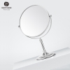8 inch Round Free Stand Cosmetic Mirror LA728 Silver 03