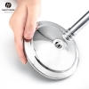 8 inch Round Free Stand Cosmetic Mirror LA728 Silver 03