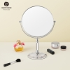 8 inch Round Free Stand Cosmetic Mirror LA728 Silver 05