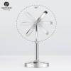 8 inch Round Free Stand LED Cosmetic Mirror LA5108 Silver 03