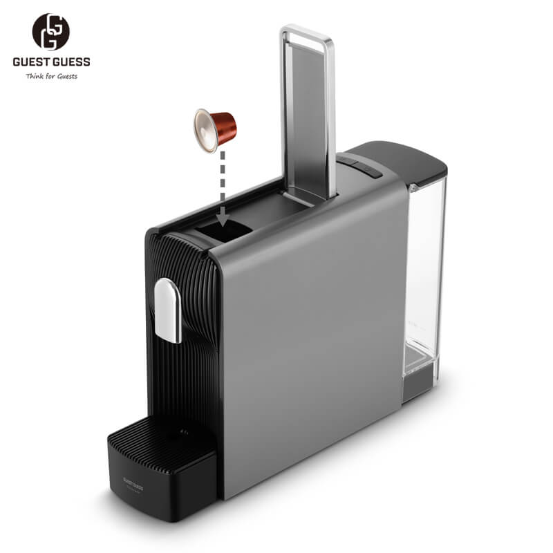 550ml Espresso Coffee Machine TIME 289A Titanium 3