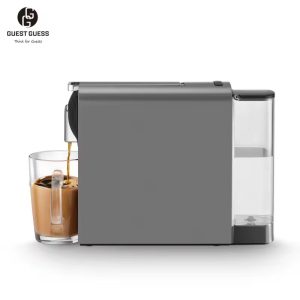 High quality sustainable hospitality espresso coffee machine compatible with Nespresso Original coffee capsules and same size coffee capsules by other brands such as Lavazza, illy, L'or, Peet's, to offer guests an enjoyable coffee time at hotels. 